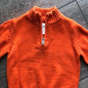 Kid orange sweater